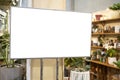 LCD Blank billboard for copy space in your text message or promotional content Royalty Free Stock Photo