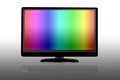 LCD display showing rainbow color Royalty Free Stock Photo