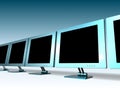 LCD MONITOR Royalty Free Stock Photo