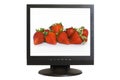 LCD monitor Royalty Free Stock Photo