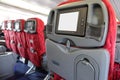 LCD monitor on Passenger Seat of air plane