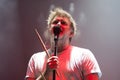 LCD Soundsystem band perform in concert at Sonar Festival