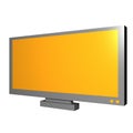 LCD TV Object For Diagram and Presentation