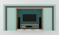 LCD TV rack interior Media Wall