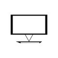 LCD TV screen. Royalty Free Stock Photo