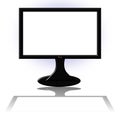 LCD TV Set Royalty Free Stock Photo