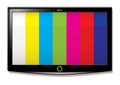 LCD TV Test screen Royalty Free Stock Photo