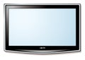 LCD tv white screen Royalty Free Stock Photo
