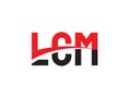 LCM Letter Initial Logo Design Royalty Free Stock Photo