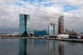 cityscape of Marseille quarter euromediterranee Royalty Free Stock Photo