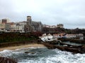 ÃÅ¾ld harbour of Biarritz, France Royalty Free Stock Photo