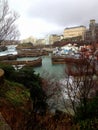 ÃÅ¾ld harbour of Biarritz, France Royalty Free Stock Photo