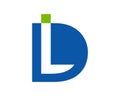 ld ild letter logo template 2 Royalty Free Stock Photo