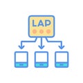LDAP Icon for Directory Services Royalty Free Stock Photo