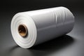 Ldpe Laminated Roll on Black background Royalty Free Stock Photo
