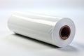 Ldpe Laminated Roll on white background Royalty Free Stock Photo