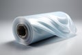 Ldpe Laminated Roll on white background Royalty Free Stock Photo