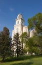 LDS Manti Utah Temple Royalty Free Stock Photo