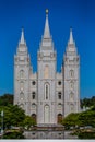 LDS Mormon Temple In Salt Lake City Utah Royalty Free Stock Photo