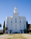 LDS St George Temple Royalty Free Stock Photo