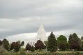 LDS Temple in Idaho Falls near Greenbelt