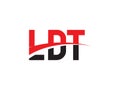 LDT Letter Initial Logo Design Royalty Free Stock Photo