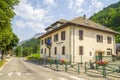 Le Biot - village in the French Alps mountains Royalty Free Stock Photo