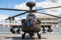 Boeing AH-64E Guardian Apache attack helicopter Royalty Free Stock Photo