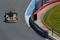 Historic formula 3 car is back to the pits during the fifth French Historic Grand Prix on