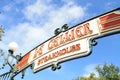 Steakhouse restaurant sign at Epcot