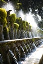 Le Cento Fontane, Villa D`Este Fountain And Garden In Tivoli Near Roma, Italy