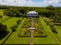 Le Chateau de Bel Ombre Mauritius, old castle in tropical garden in Mauritius