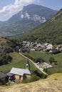 Le Chatel in La Tour-en-Maurienne, France Royalty Free Stock Photo