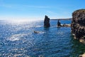 Le Colonne - San Pietro island Royalty Free Stock Photo