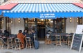 Le comptoir des Archives is French traditional corner cafe on the busy Des Archives street in the Marais area of Paris.