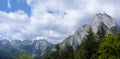 Le dec de Lhurs in the Cirque de Lescun, Pyrenees Royalty Free Stock Photo