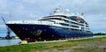 Le Dumont D\'Urville Luxury Expeditionary Cruise Ship in Welland Canal, Cananda