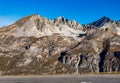 Le fornet mountains near Val dIsere, France - captured from Col de lIseran road Royalty Free Stock Photo