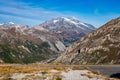 Le fornet mountains near Val dIsere, France - captured from Col de lIseran road Royalty Free Stock Photo