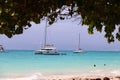 Le Gosier Datcha Beach Guadeloupe Island Caribbean French West Indies Royalty Free Stock Photo
