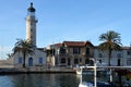 Le Grau du Roi. Lighthouse. City in the south of France.