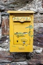 La Poste old postbox in Le Havre, France. La Poste Founded in 1576, it is among oldest postal services