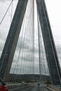 Le Havre, H, France - August 21, 2022: Normandy Bridge called Pont de Normandie