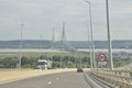 LE HAVRE, NORMANDY - AUGUST 04, 2014: Pont de Normandie in Le H