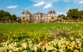 Le Jardin Luxembourg park in Paris during summer in the city of Paris France
