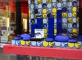 LE MANS - FRANCE, JULY 27, 2017: Storefront with sunglasses from different brands