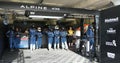 Le Mans / France - June 13-14 2017: 24 hours of Le Mans, Alpine LMP2 pit stop