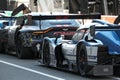 Le Mans France - June 12-13 2022: 24 hours of Le Mans, In the stands last preparations of the cars the technicians of LMP3 Royalty Free Stock Photo