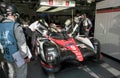 Le Mans / France - June 13-14 2017: 24 hours of Le Mans, Toyota TS050 Hybrid at pit stop