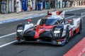 Le Mans / France - June 13-14 2017: 24 hours of Le Mans, Toyota TS050 Hybrid on road of race 24 hours of Le Mans Royalty Free Stock Photo